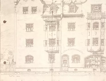 Historische Fassade 1905